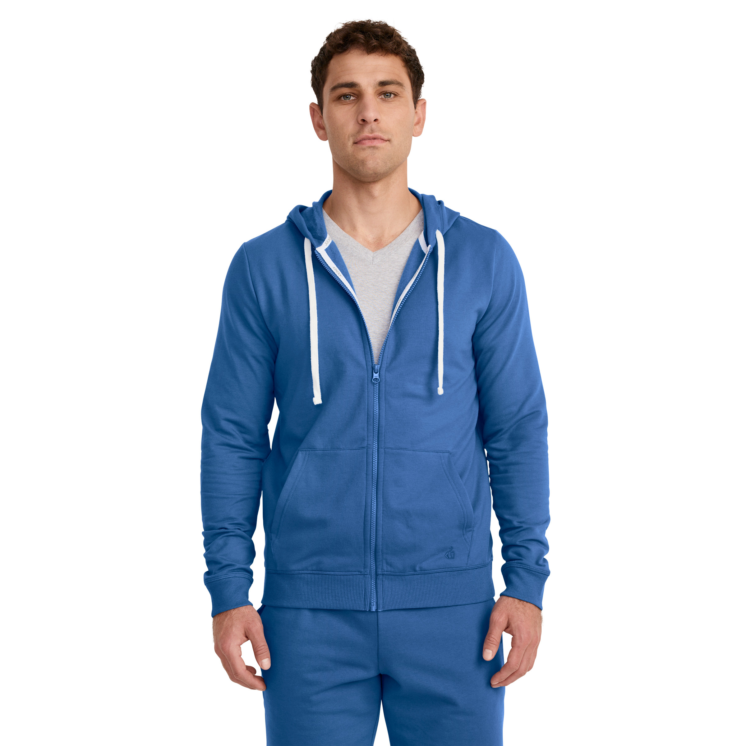 Jockey Men's Cotton Blend Fleece Full Zip Hoodie - Picture 23 of 32