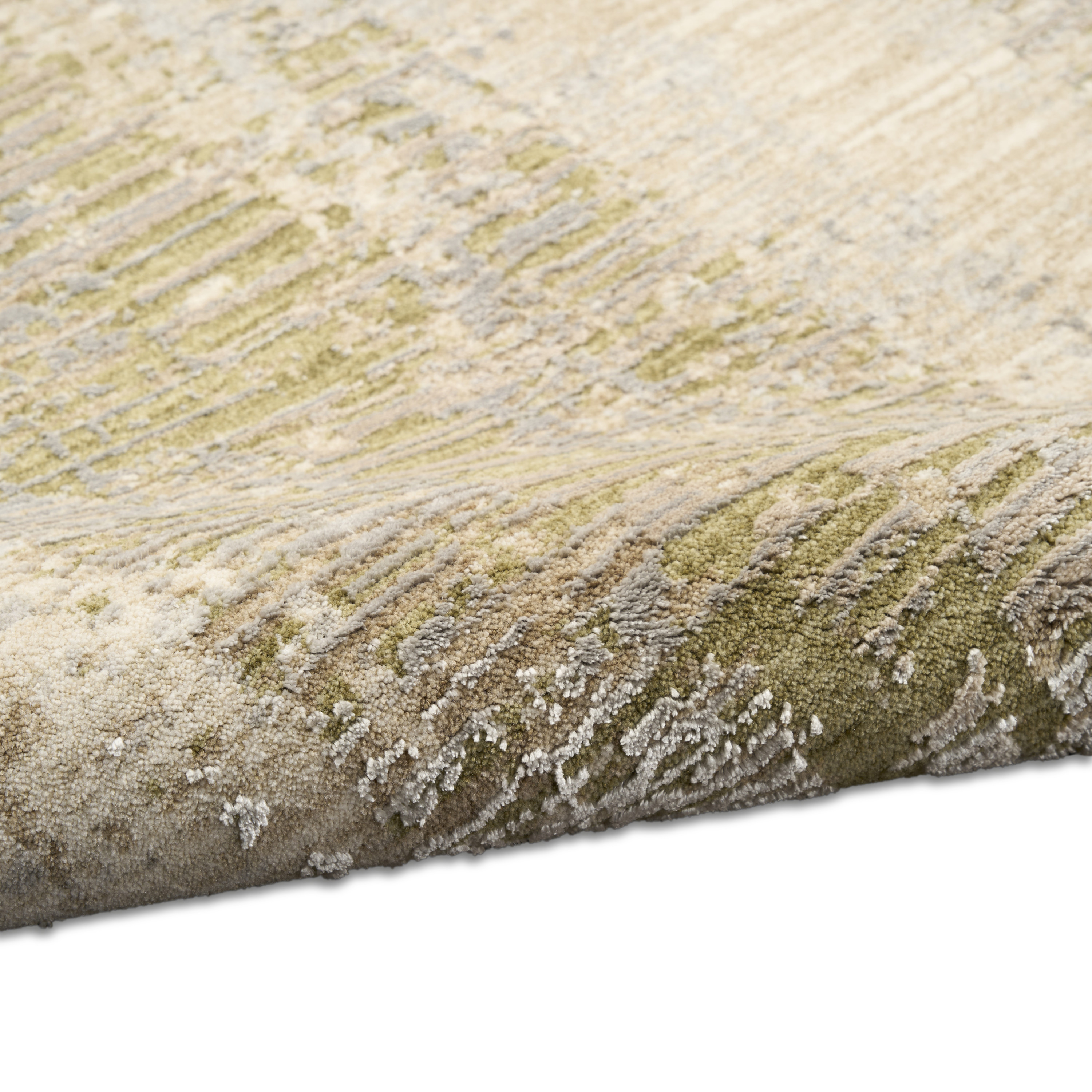 Calvin Klein CK089 Drift 7'10" x 10'2" Beige Sage Modern Indoor Rug