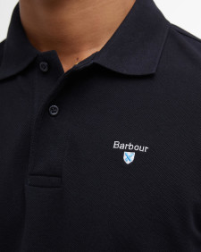 Sports Short-Sleeved Polo Shirt Classic Black