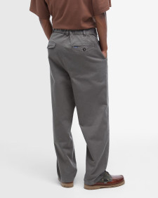 Pantaloni in tessuto stretch lavato dalla vestibilità comoda 
