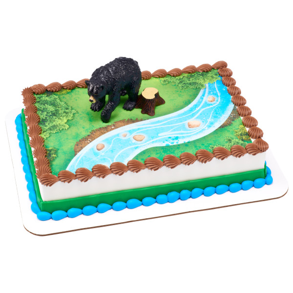 Wild Black Bear PhotoCake® Edible Image® DecoSet® Background