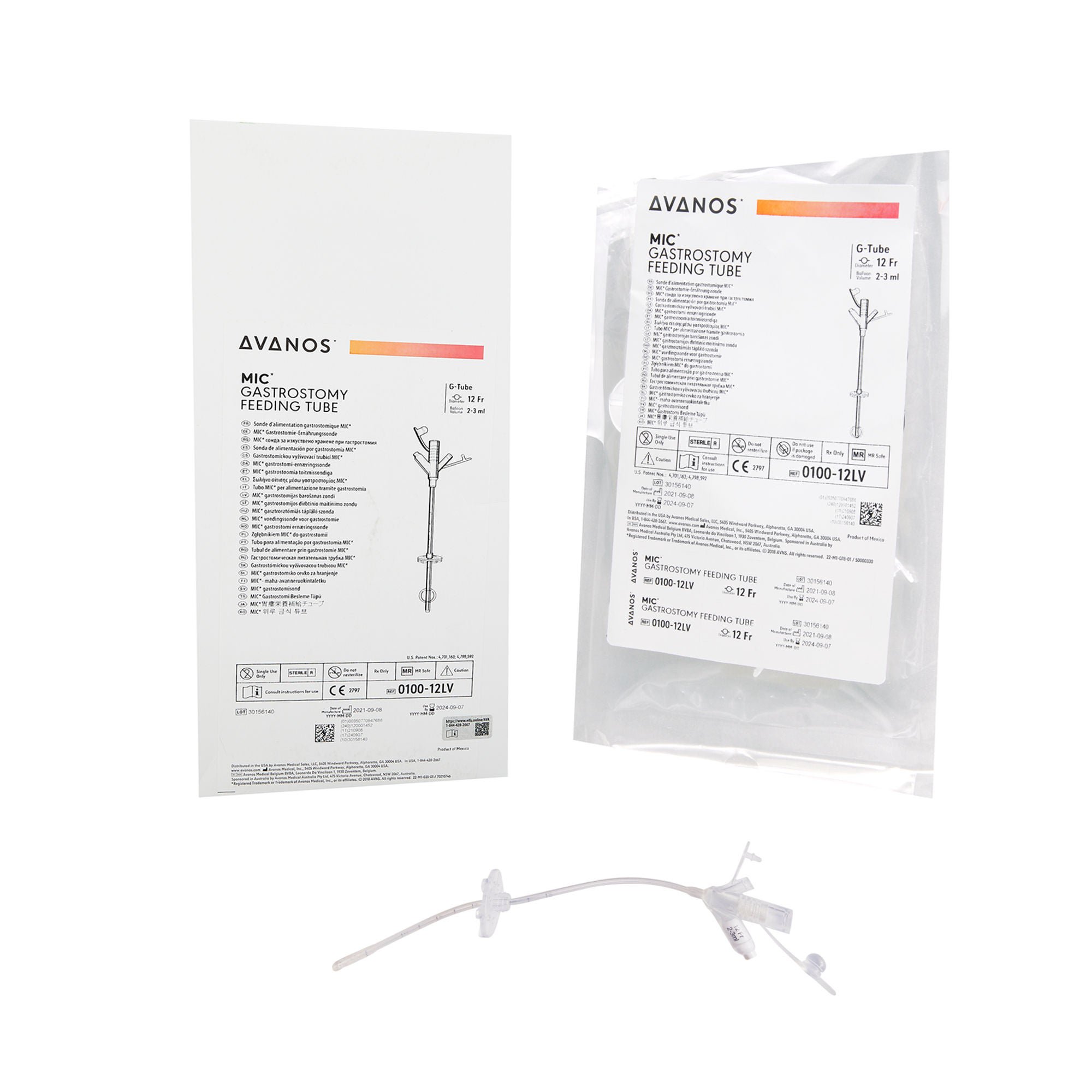 Mic® Gastrostomy Feeding Tube, 12 Fr.