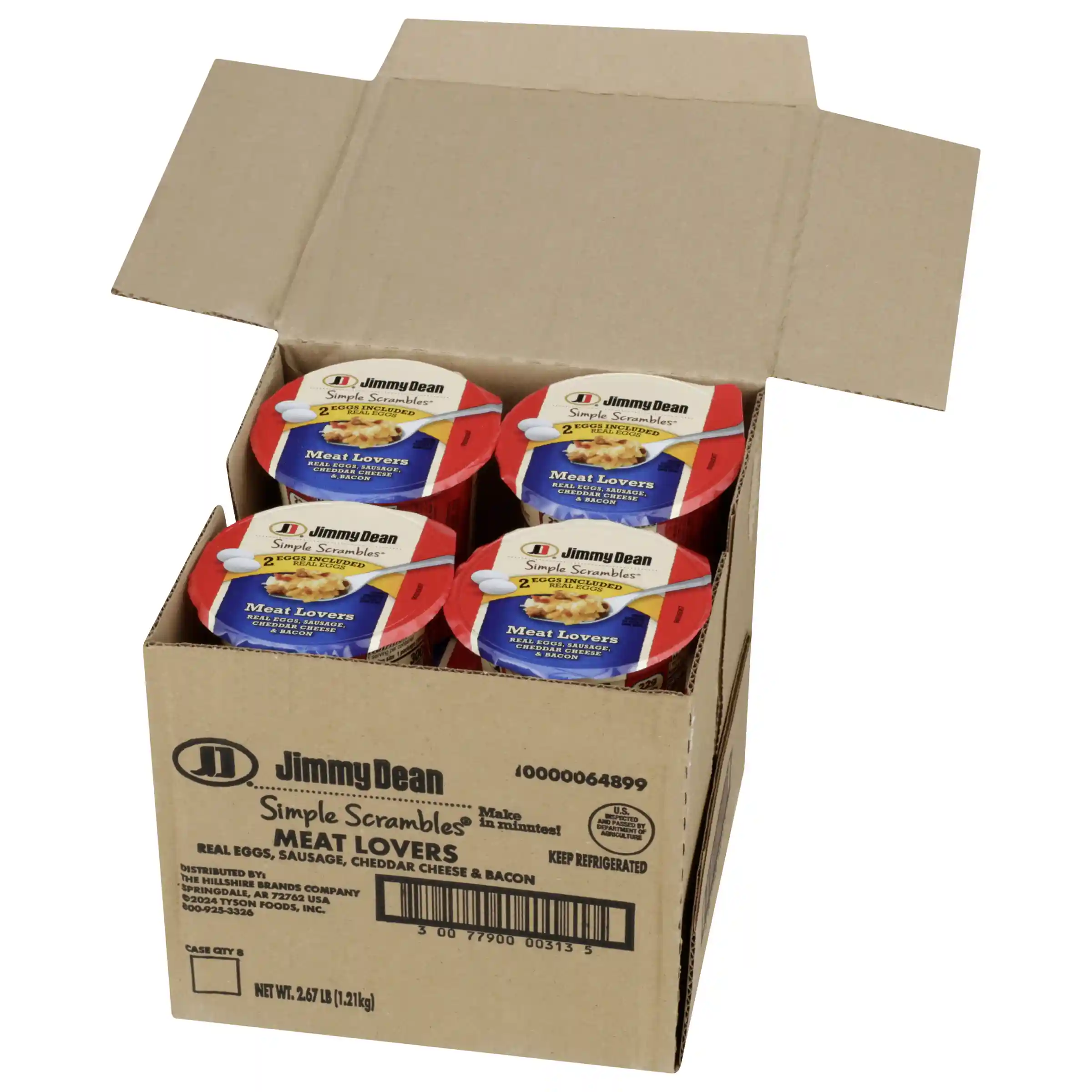Jimmy Dean Simple Scrambles Meat Lovers, 5.35 oz. _image_3
