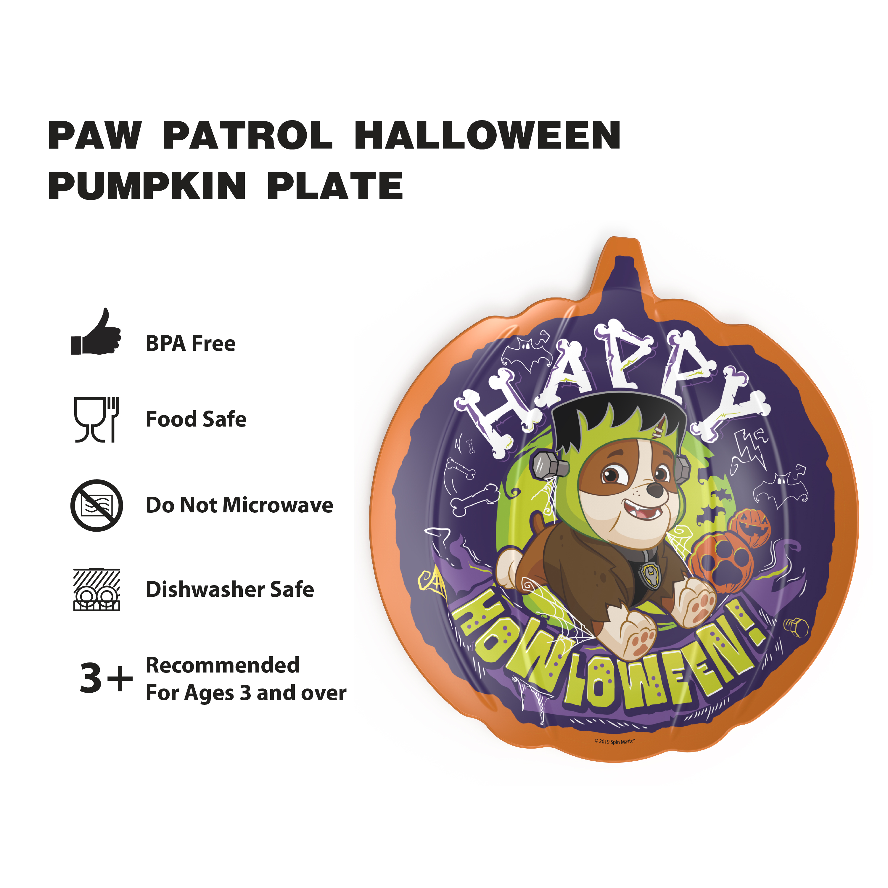 Paw Patrol Kids Mealtime Sets, Rubble and Friends