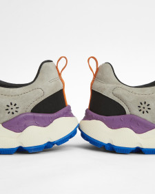 Barbour x Flower Mountain Back Country Uni Trainers Purple Khaki