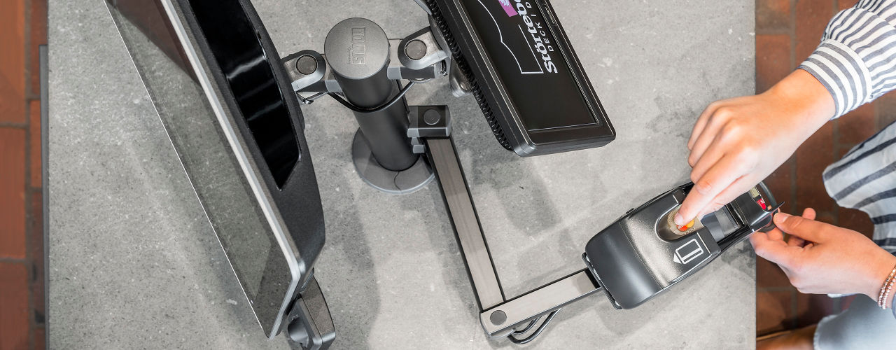 Security features keep your cables and equipment safe.