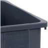 Carlisle, TrimLine™, 23gal, Polyethylene, Gray, Rectangle, Receptacle