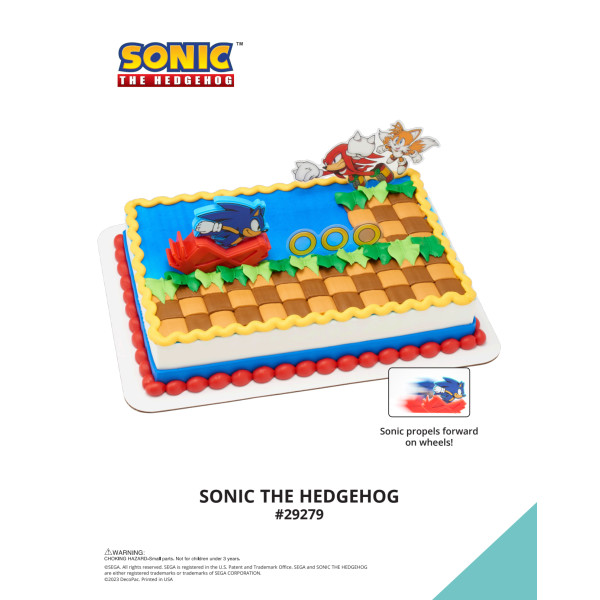 Sonic the Hedgehog™ The Magic of Cakes® Icing Only Page