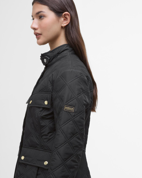 Halsey Quilted Jacket Black/Black