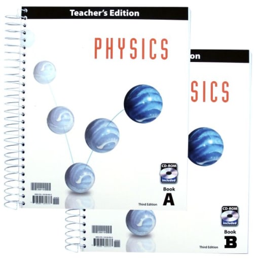 BJU Press Physics Teacher Book & CD 3rd Edition