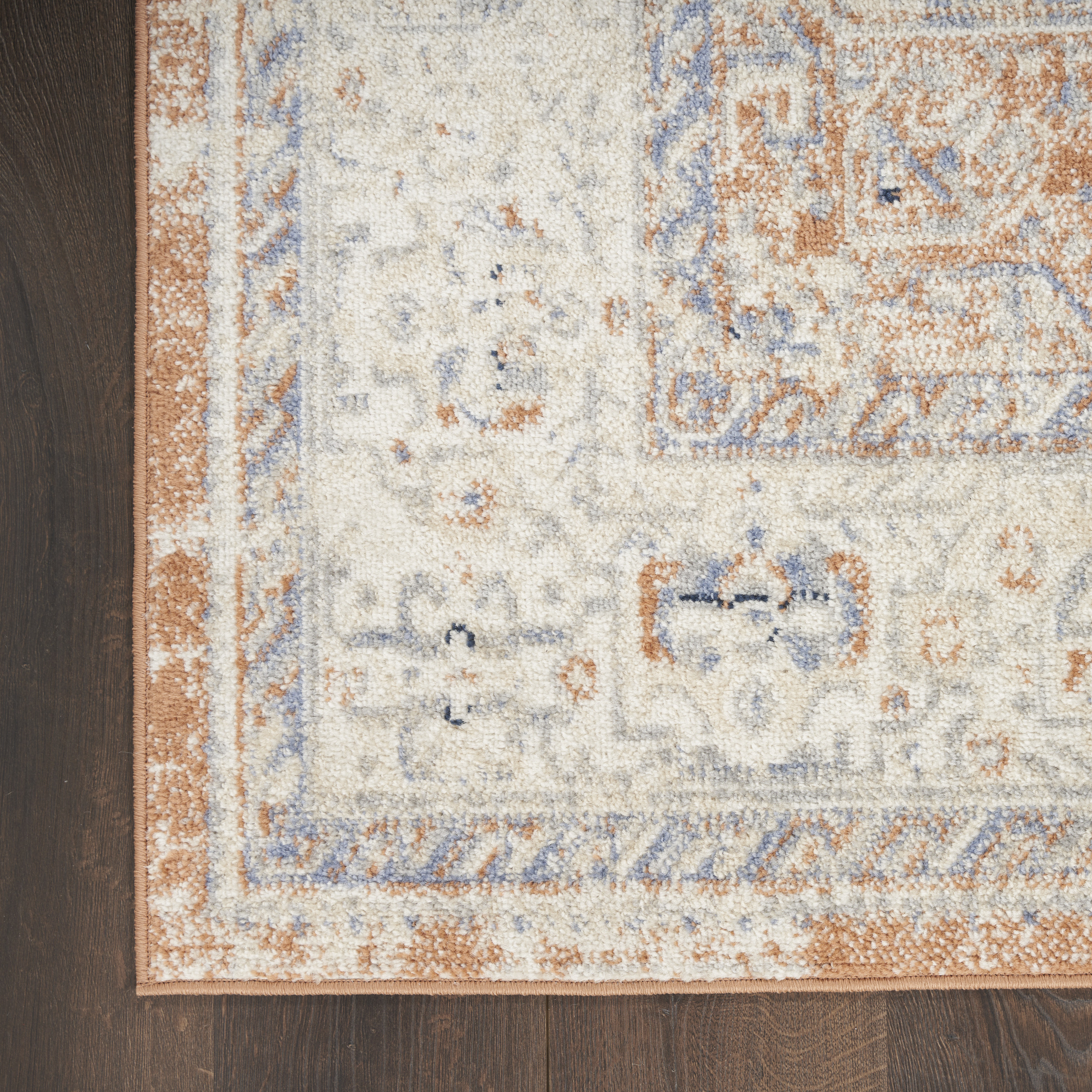 Nourison Nourison Essentials Persian 2'2" x 14 Beige Blue Vintage Rug