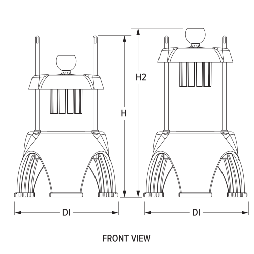 Engineering front view