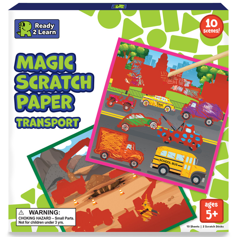 Magic Scratch Paper, Transport