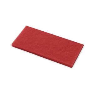 Hillyard, Trident® Buffing Rectangular Floor Pad, 6"x13, Red