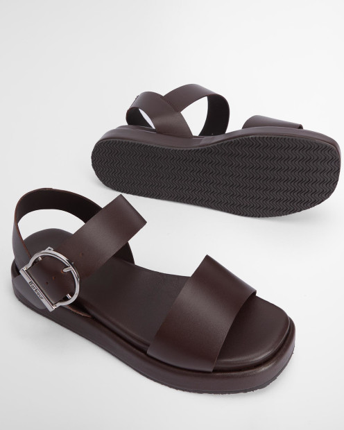 Erin Sandals Dark Brown