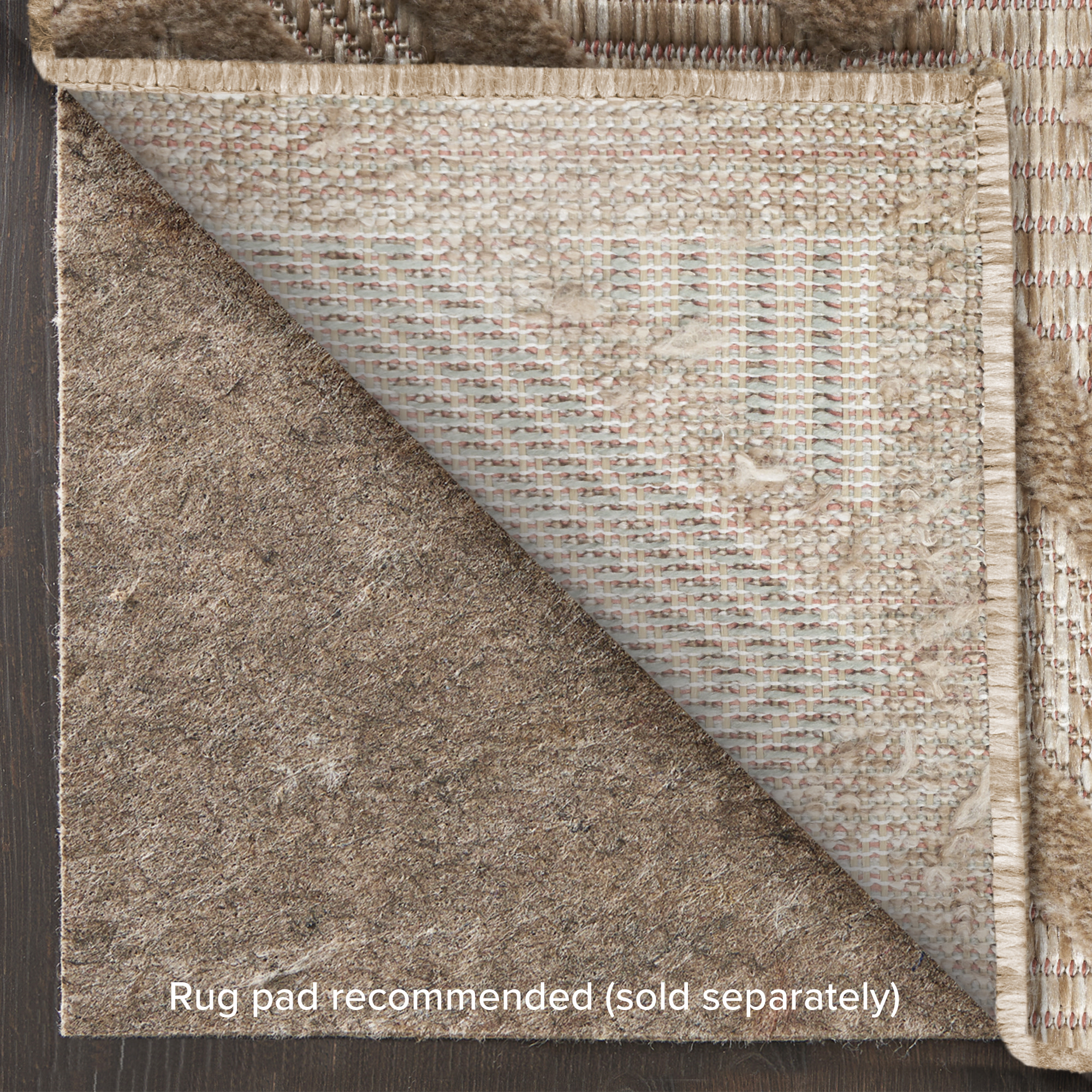 Nourison Versatile 9' x 12' Natural Beige Modern Rug
