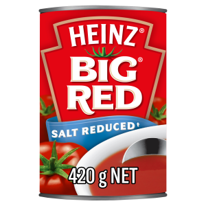  Heinz® Big Red® Salt Reduced Condensed Tomato Soup 420g 