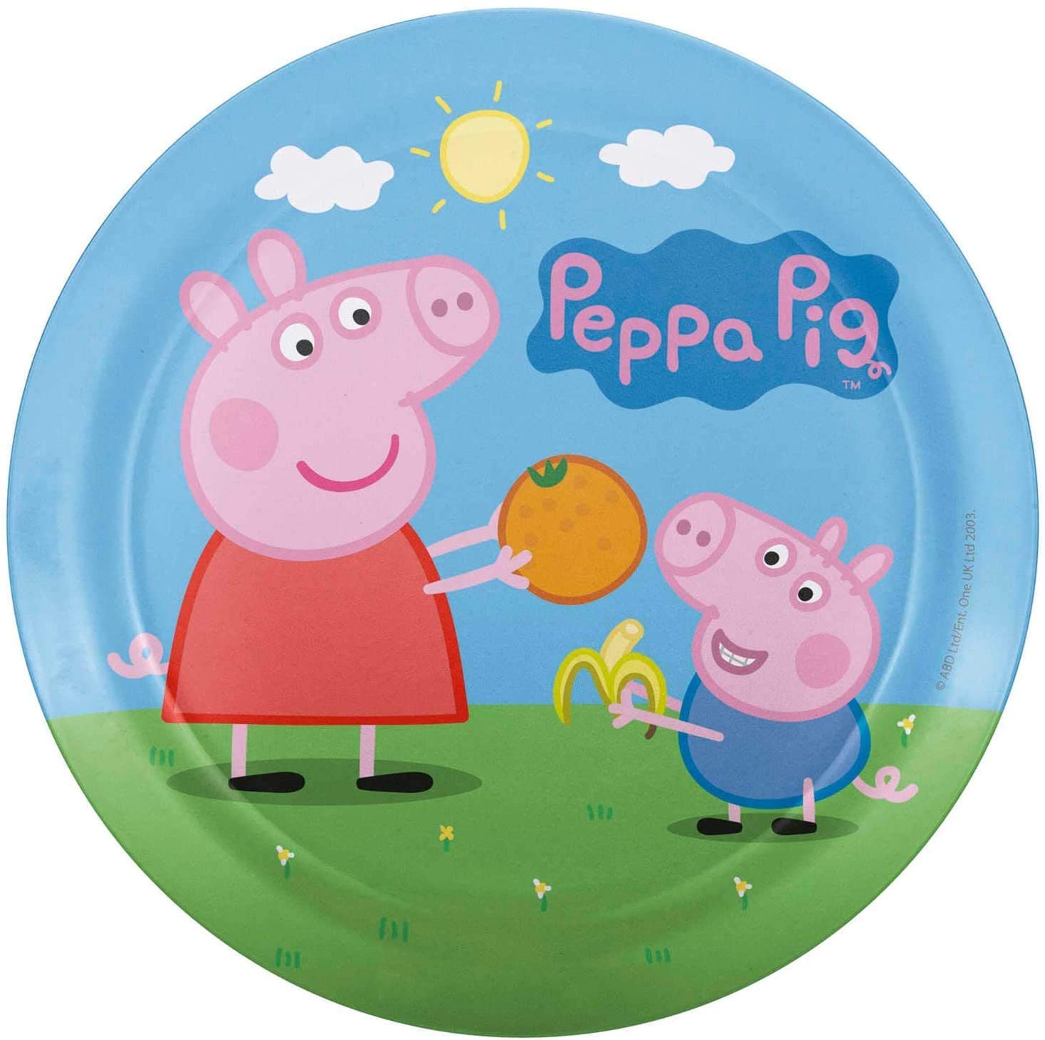 Peppa Pig Kid’s Dinnerware Set, Peppa & Friends, 3-piece set slideshow image 6