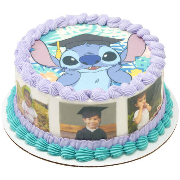 Disney's Stitch Graduation PhotoCake® Edible Image®