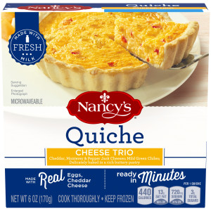 Nancy's(r) Quiche Cheese Trio 6 oz. Box image