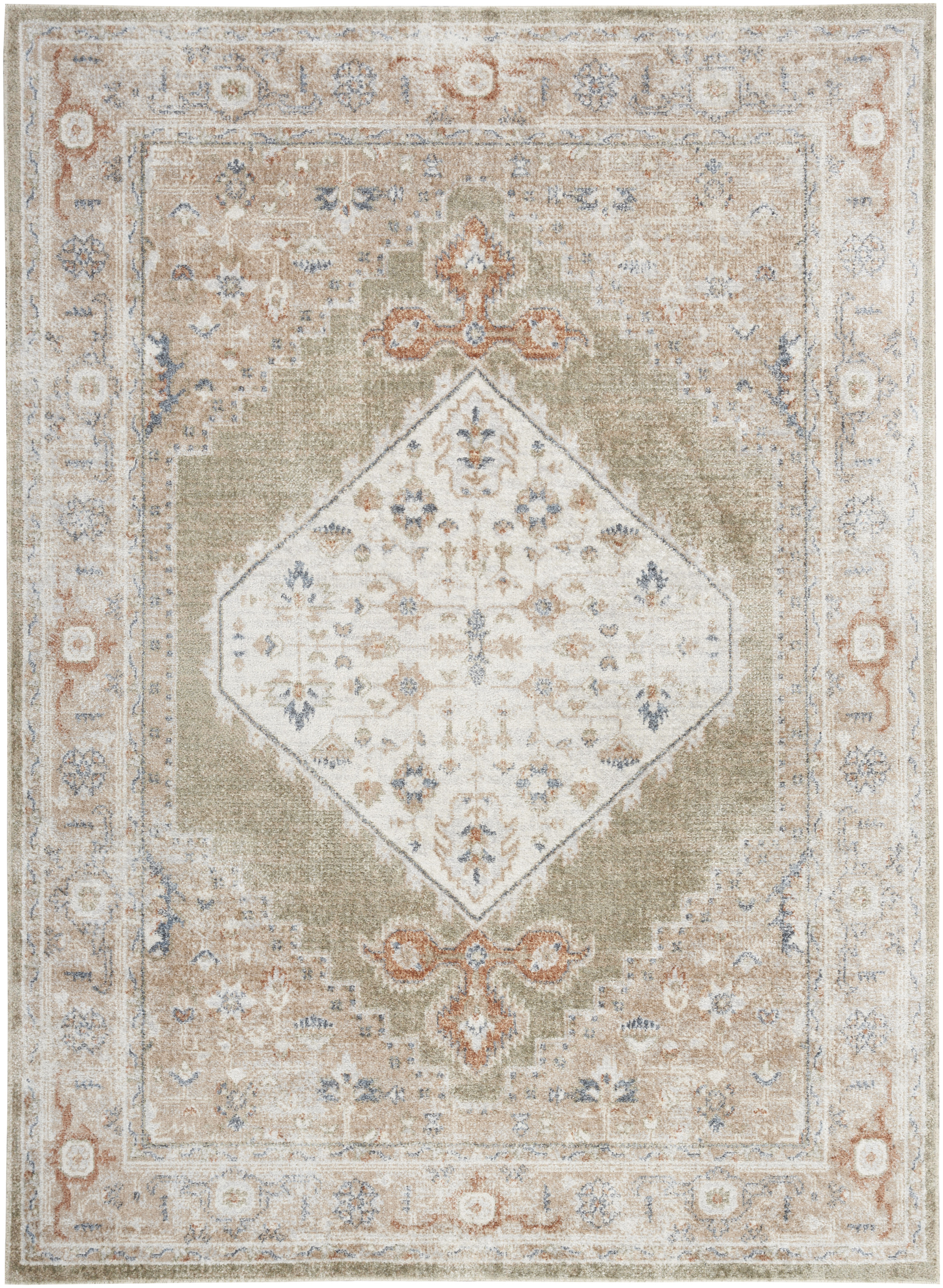 79.00" x 108.00" x .25" Astra Machine Washable Turkey N1735