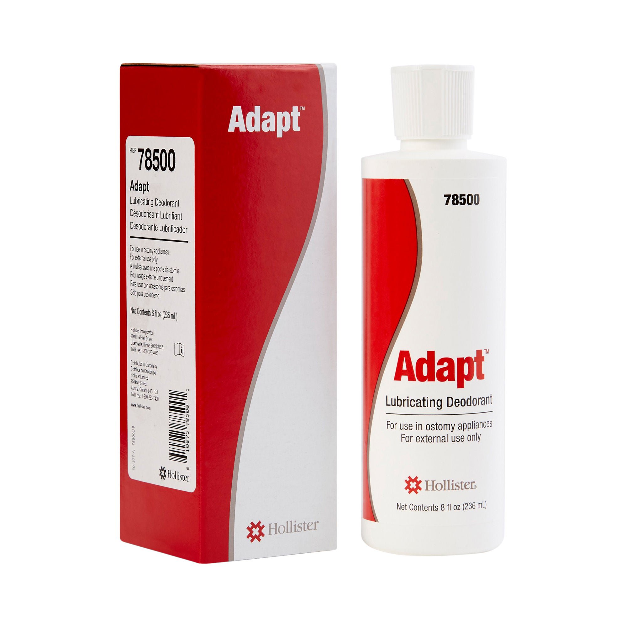 Hollister Adapt Lubricating Deodorant, 8-ounce Bottle