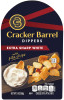 Cracker Barrel Dippers, Extra Sharp White Cheddar & Pita Chips, 2.4oz Tray