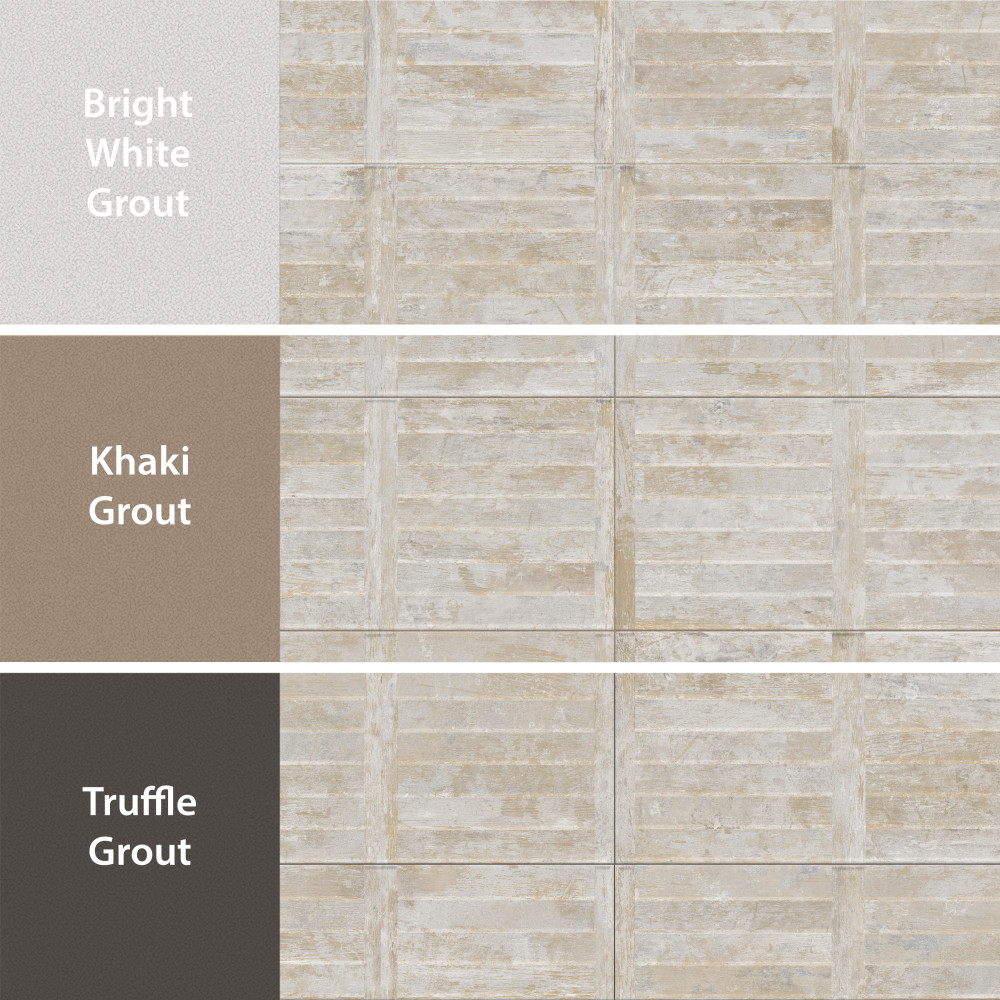 Habanera Decor Beige 11-7/8 in. x 35-1/2 in. Ceramic Wall Tile
