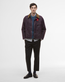Paul Smith loves Barbour Transport Waxed Jacket Grape