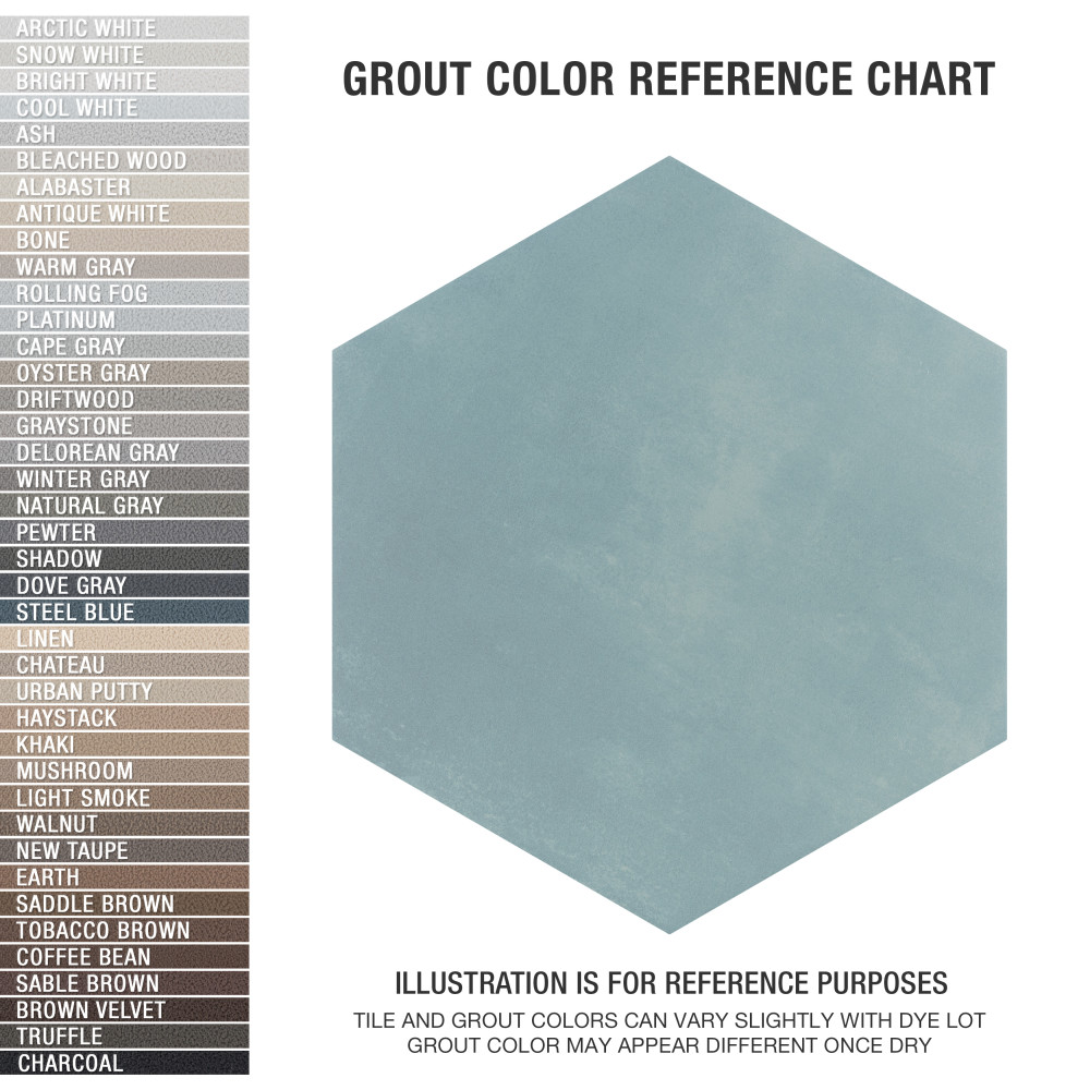 Horizon Hex Aguamarina 7-3/4 in. x 9 in. Porcelain Floor and Wall Tile