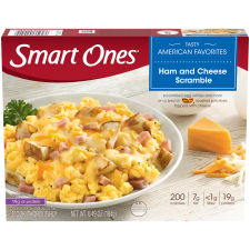 Smart Ones Ham & Cheese Scramble Egg Whites, Ham, Potatoes & Cheese, 6.49 oz Box