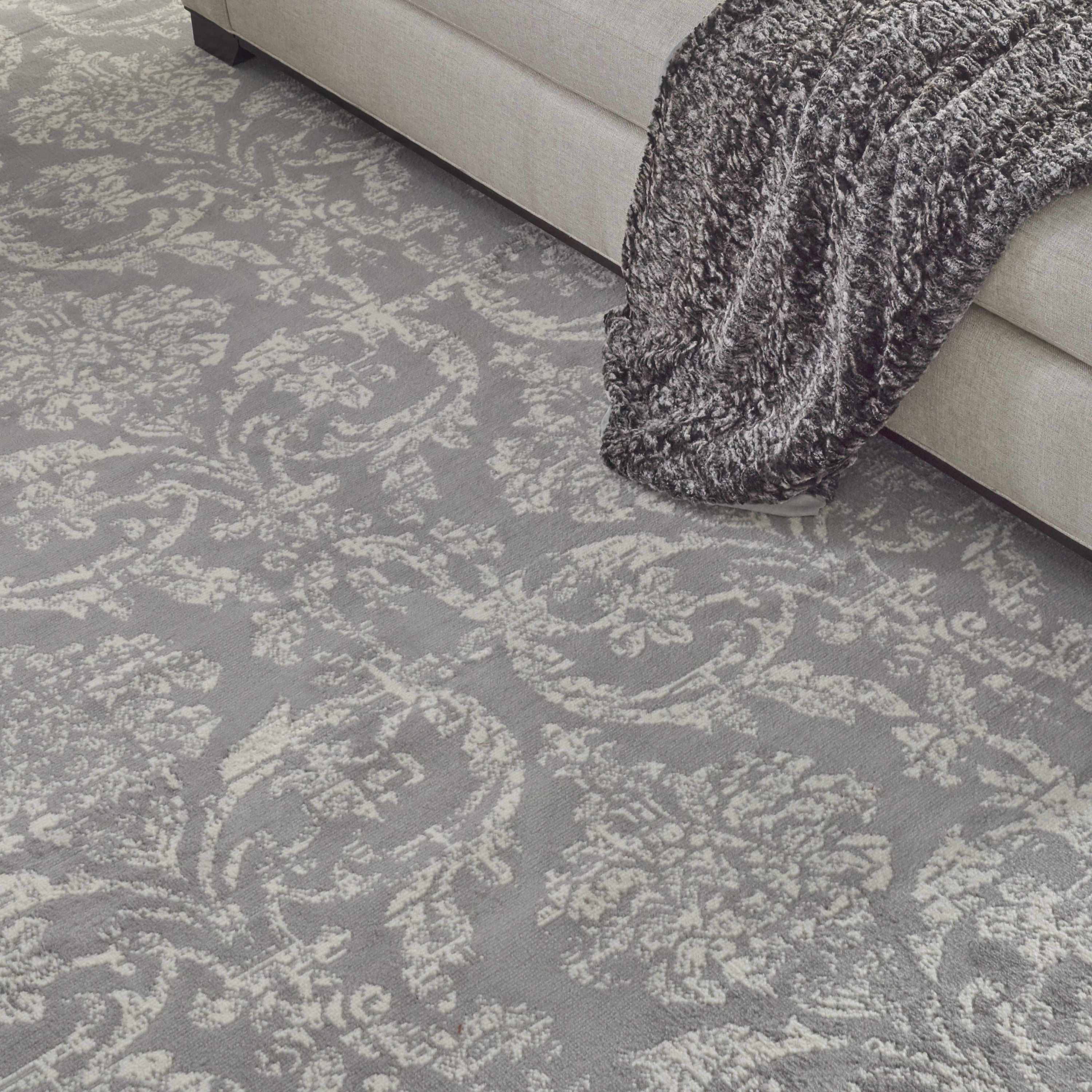 Nourison Jubilant 7' x 10' Grey Vintage Indoor Rug