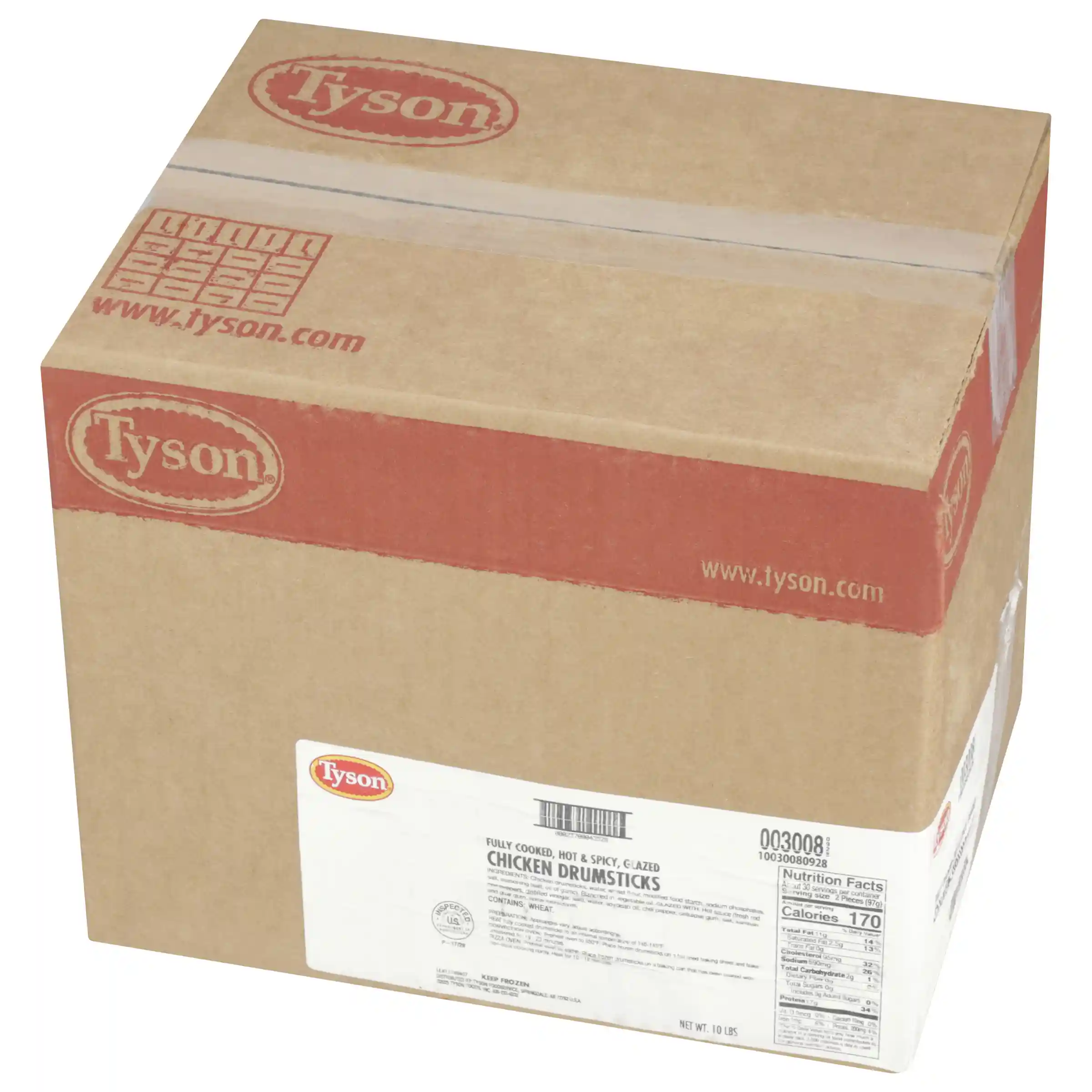 Tyson® Fully Cooked Hot & Spicy Glazed Chicken Drumsticks_image_5