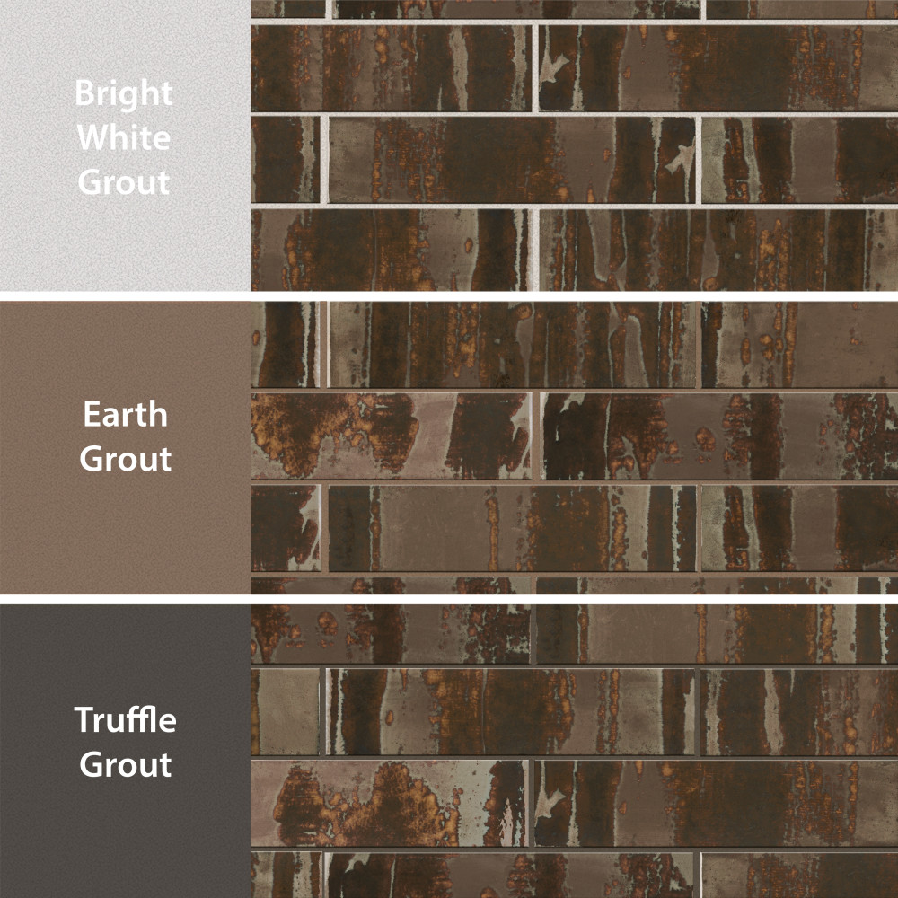 Joliet Dark Amber 3 in. x 12 in. Ceramic Wall Tile