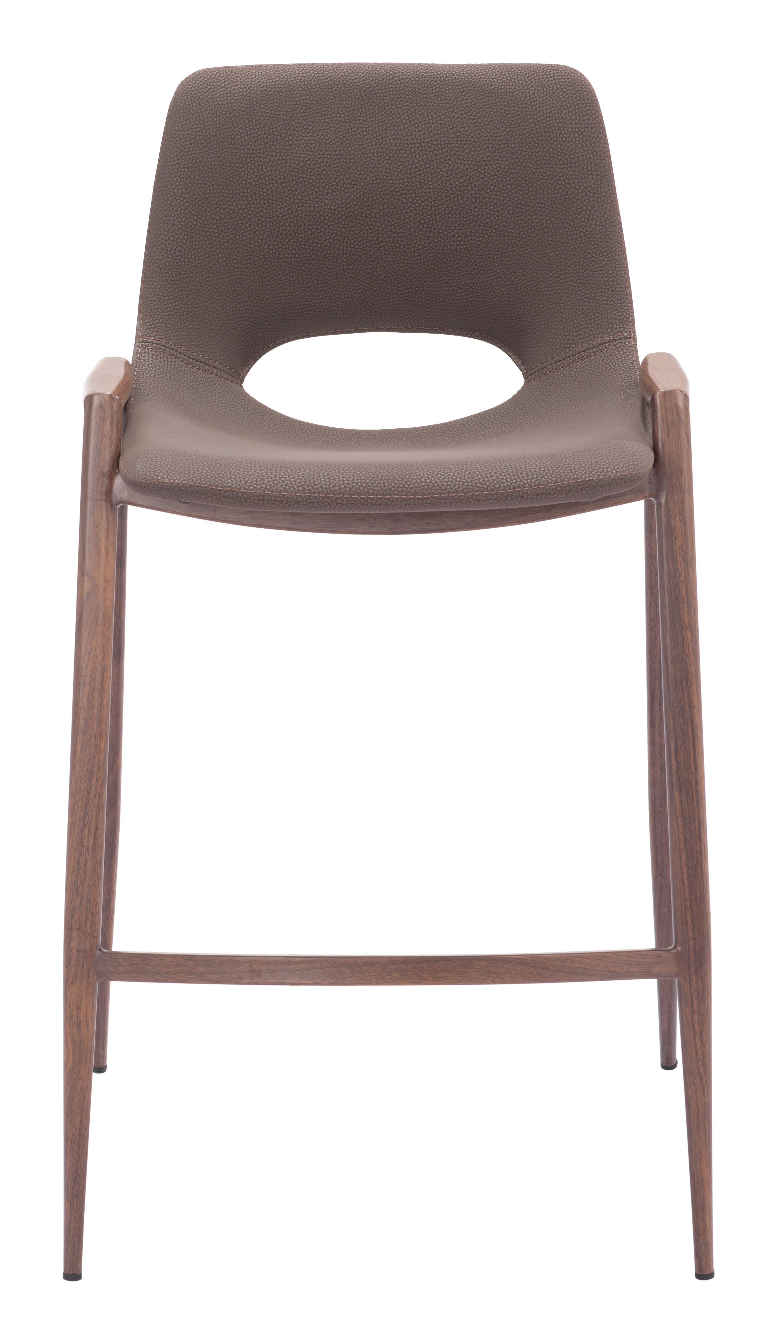 Desi Counter Stool (Set of 2) Brown & Walnut product image
