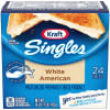 Kraft Singles White American Cheese Slices, 24 ct Pack