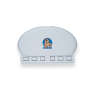 Koala Kare, Oval Wall Mounted Baby Changing Station, Gray