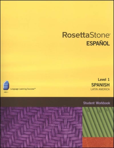 Rosetta Stone Spanish (Latin America) Version 3 Level 1 Workbook Homeschool Edition