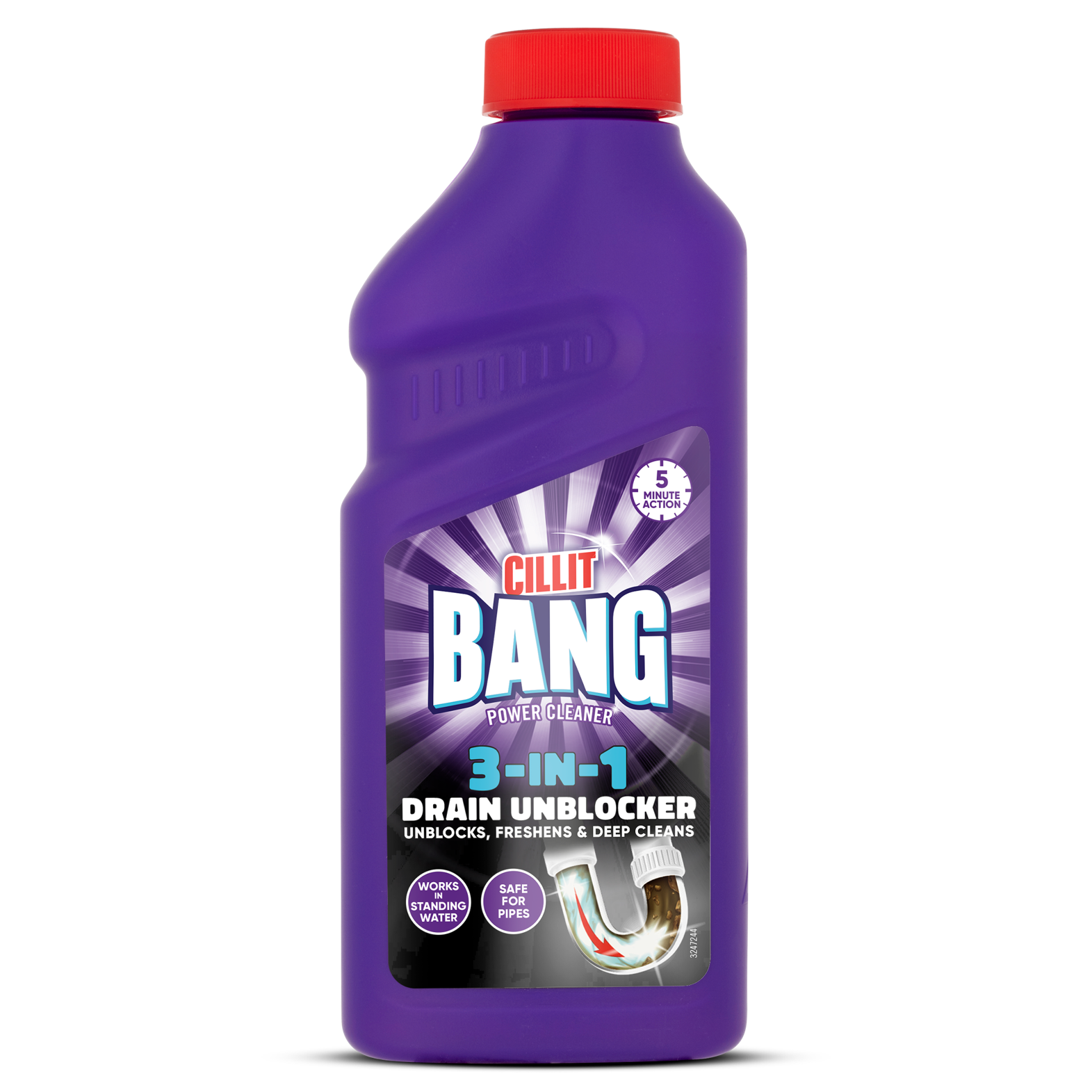 3 in 1 Drain Unblocker Gel Cillit Bang UK