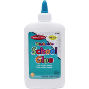 Creative Arts&trade; All-Purpose School Glue, AP Certified, 8 oz. Bottle, White