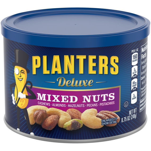 PLANTERS Deluxe Mixed Nuts 8.75 oz Can image