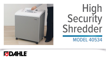 <big><strong>Dahle 40534 </strong></big> <BR> High Security Shredder