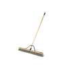 Rubbermaid Commercial, 36in, Assembled Push Broom w/ Fine Bristle, Polyethylene Bristles, Gray