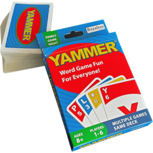 Word Card Game, Fun Family Word Game for Adults, Kids, Game Night, 1-6 Players, Ages 8+