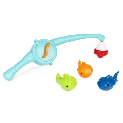 Swimways Friendly Fishing Magnetic Fishing Pool Toy Kit for Kids Ages 2+