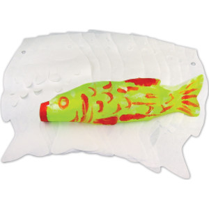 Japanese Carp Windsock, Pack of 24