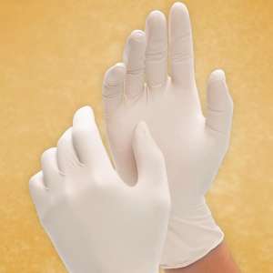 Hospeco, Adenna Bronze Series, Medical Grade Gloves, Latex, 5.5 mil, Powder Free, L, Natural