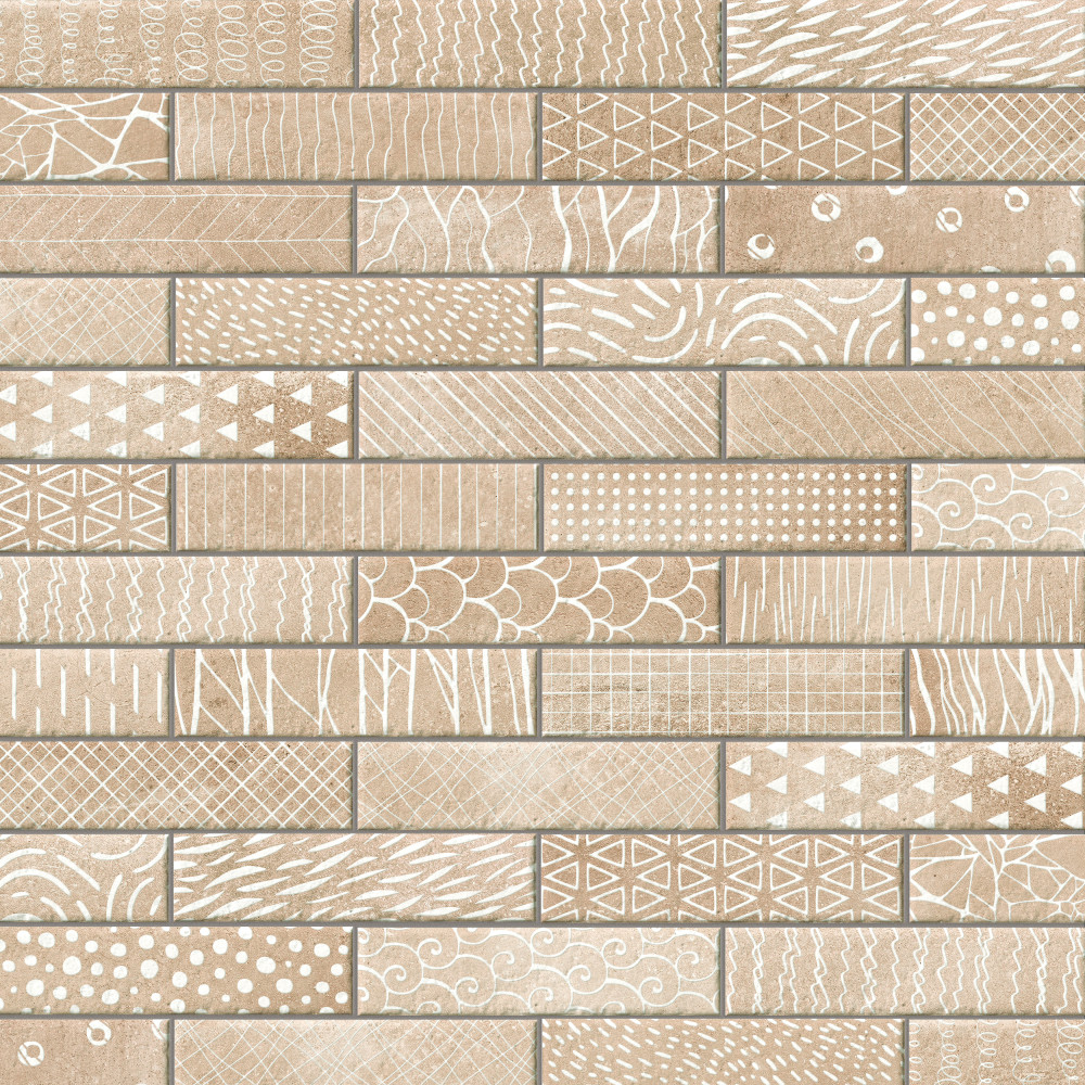 Aspdin Brick Essence Cotto 2.38x9.75 Rectangle Porcelain Floor and Wall Digital Pattern