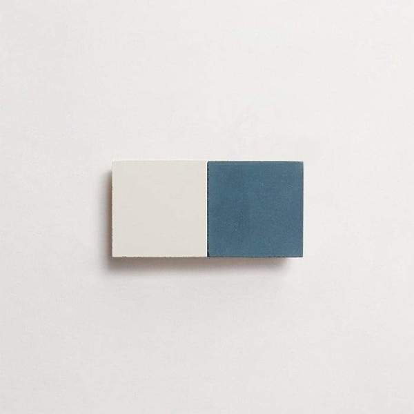 cement: mythology checkerboard | flanders | grande | matte | duo | paste + mallard | sample 