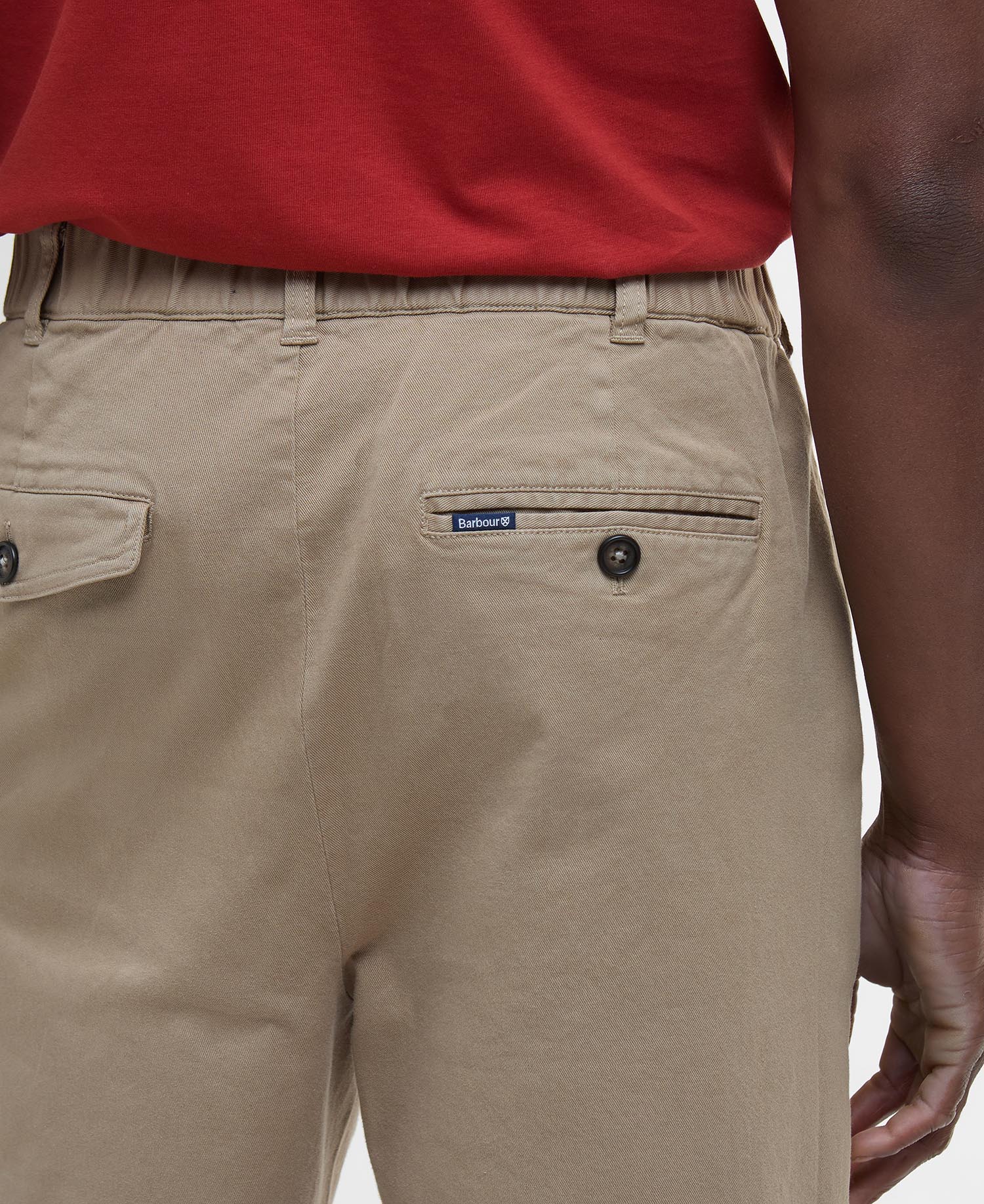 Washed Stretch Relaxed Trousers image number 4